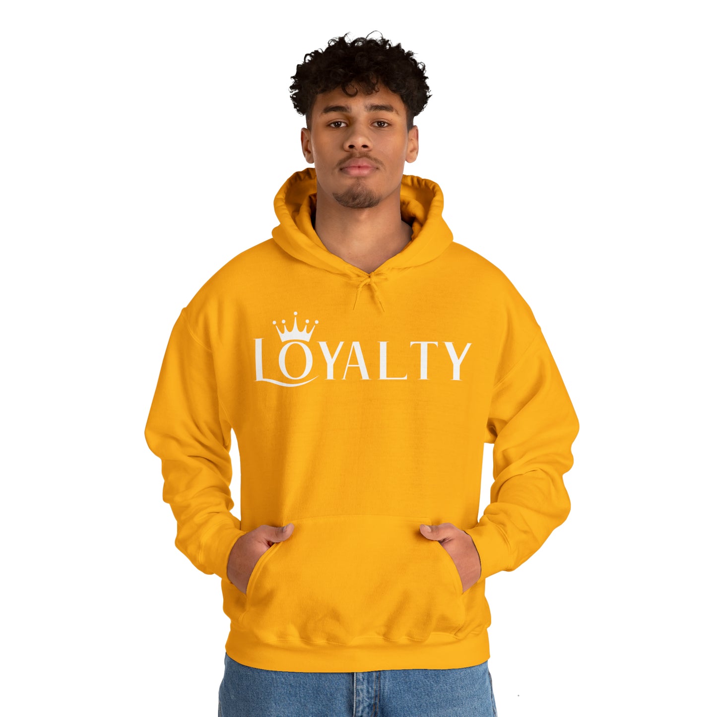 Unisex Heavy Blend™ Hooded Sweatshirt - White Loyalty Reigns
