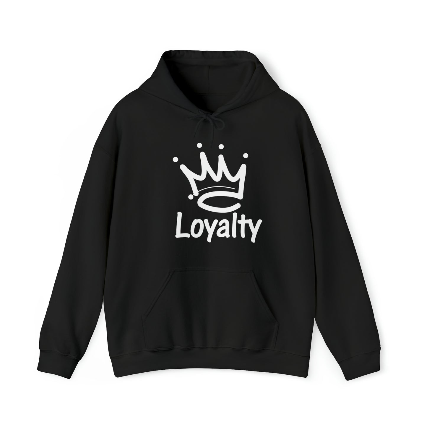 Sudadera con capucha unisex Heavy Blend™ - Corona blanca de lealtad