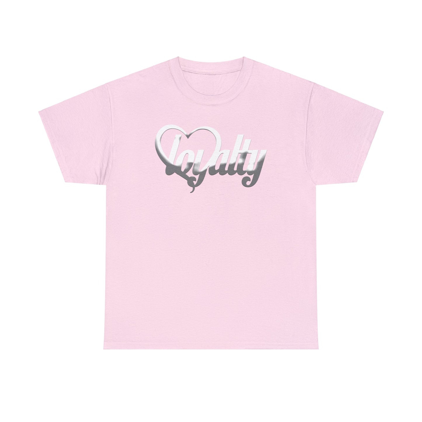Camiseta unisex de algodón pesado - Corazón blanco de lealtad