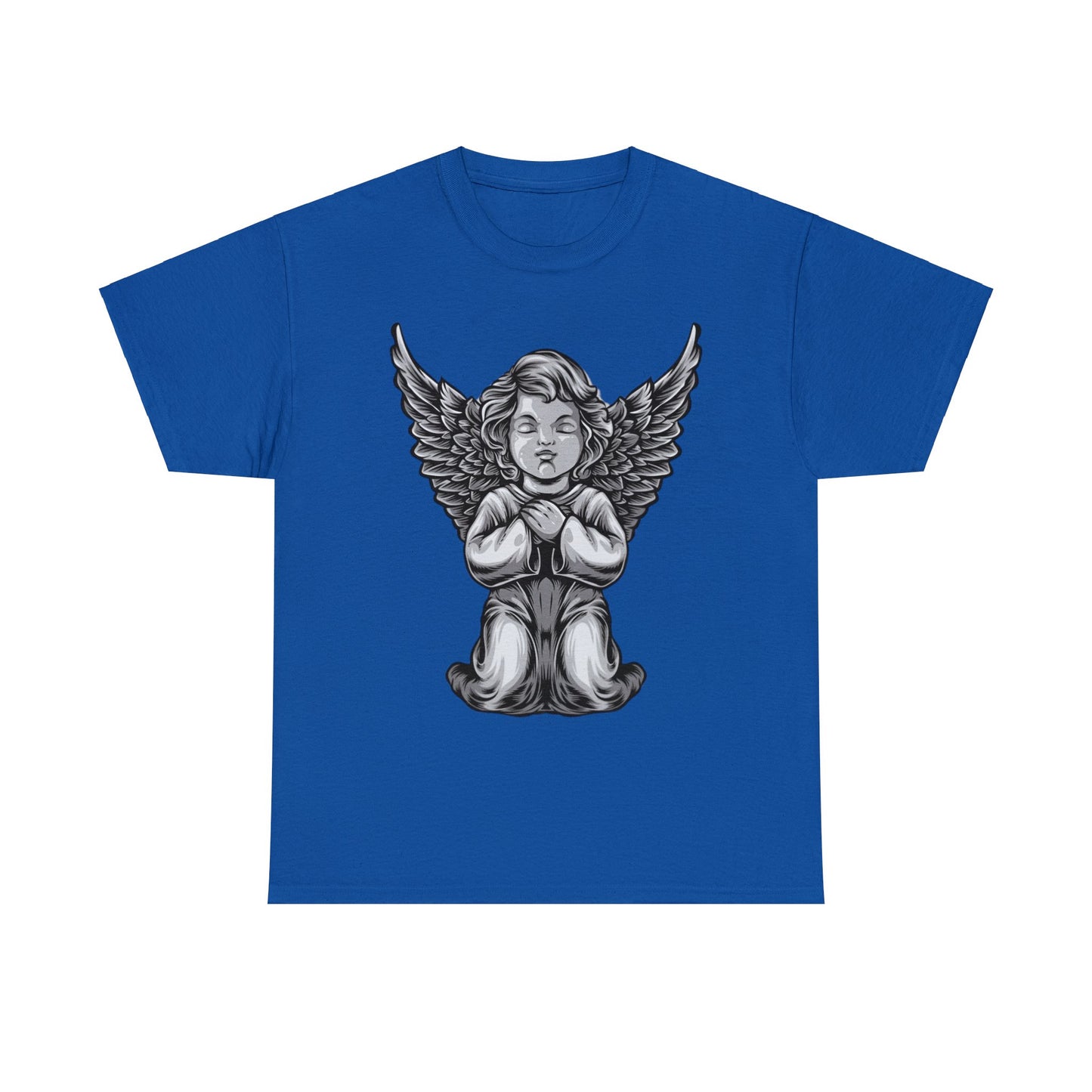 Camiseta unisex de algodón pesado - Estatua del ángel bebé