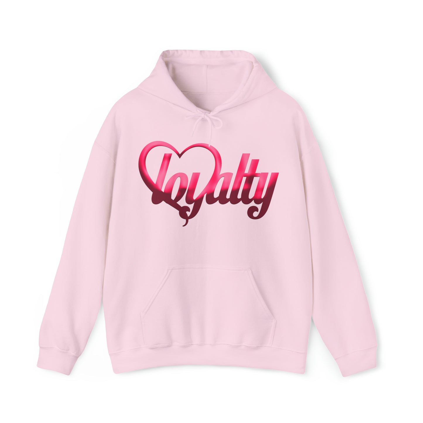 Unisex Heavy Blend™ Hooded Sweatshirt - Pink Heart Of Loyalty