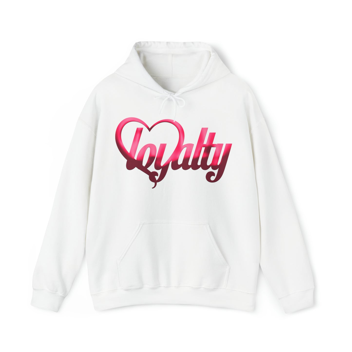 Unisex Heavy Blend™ Hooded Sweatshirt - Pink Heart Of Loyalty