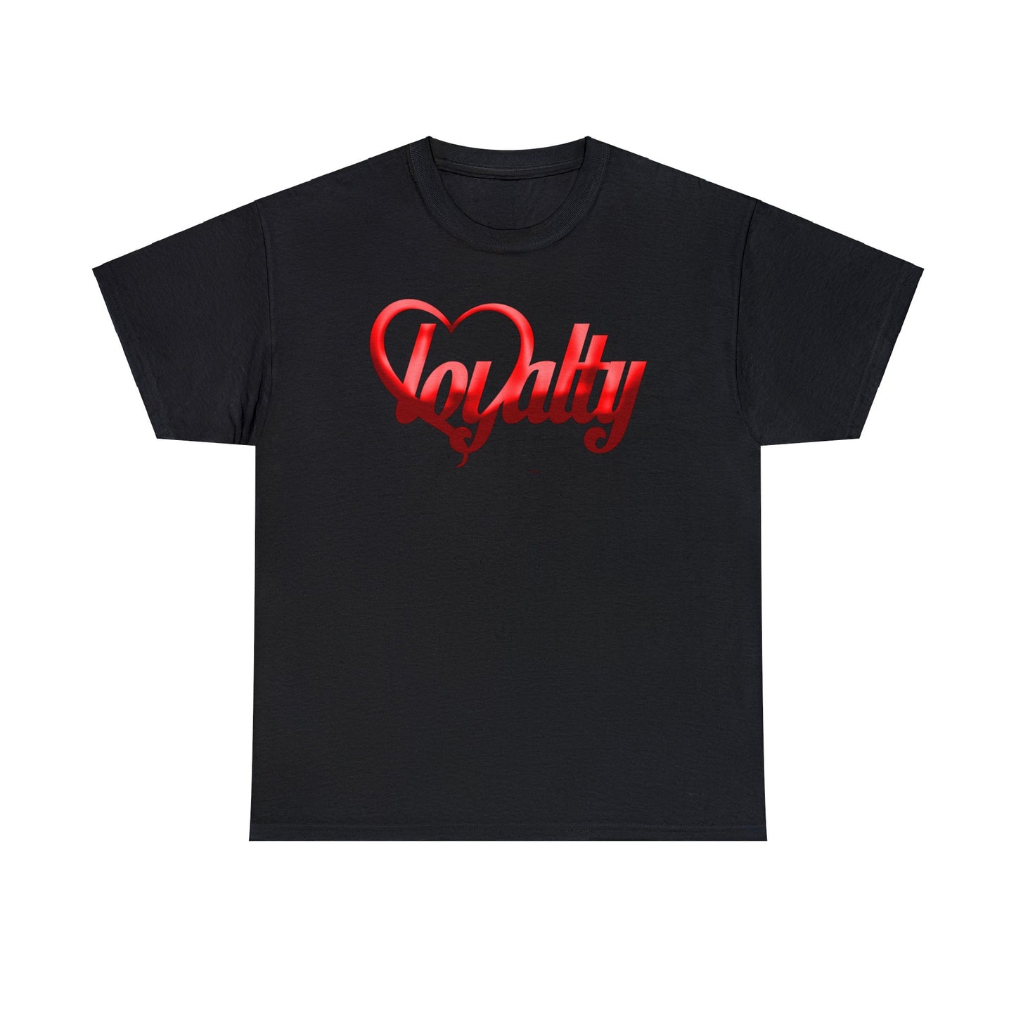 Camiseta unisex de algodón pesado - Corazón rojo de lealtad