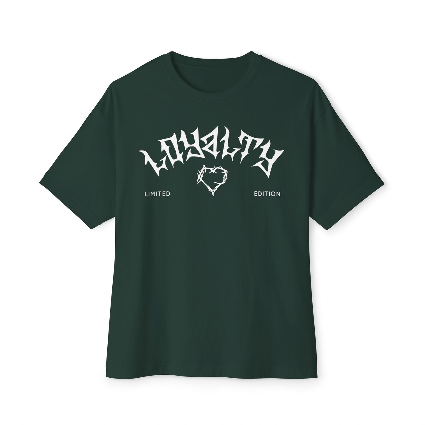 'Loyalty' Unisex Oversized Boxy Tee - Casual Streetwear, Gifts for Friends, Trendy Lifestyle, Relaxed Fit, Everyday Wear