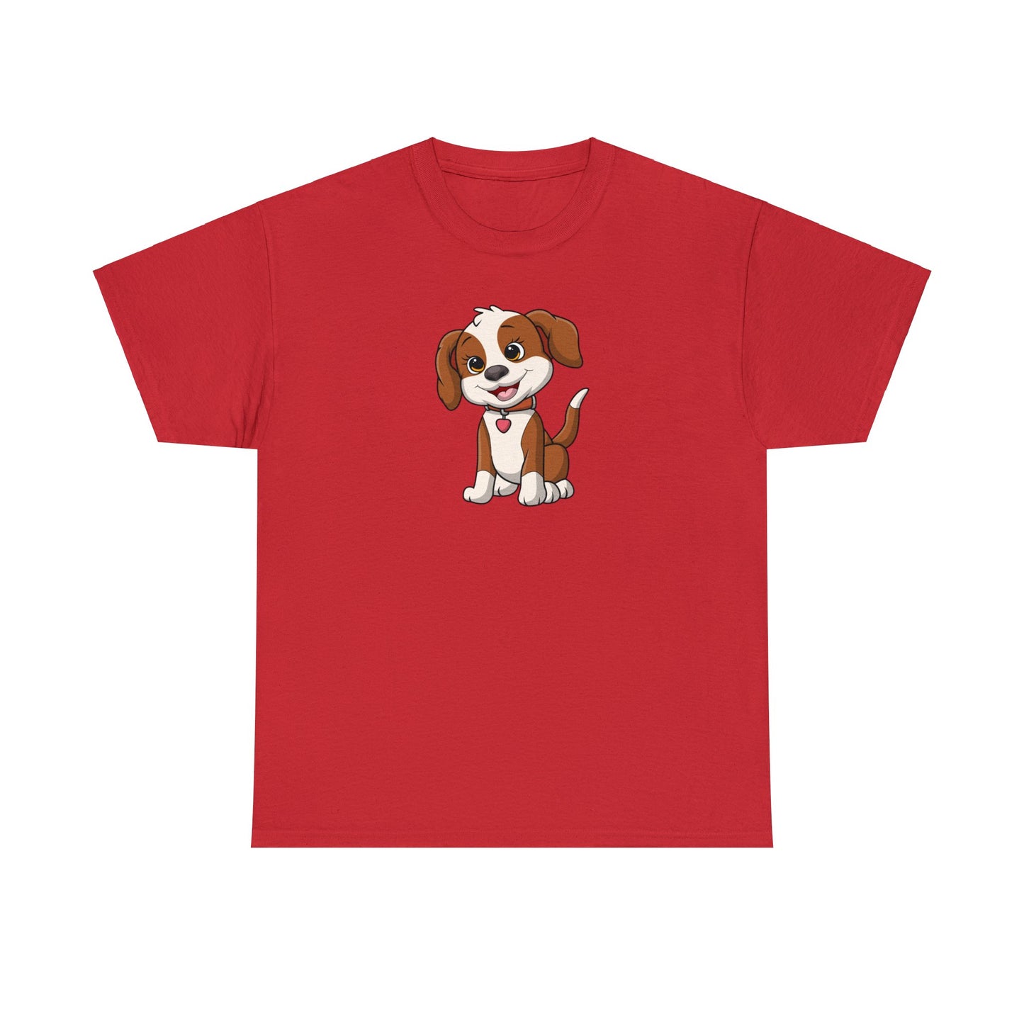 Camiseta unisex de algodón pesado - Cachorro sonriente