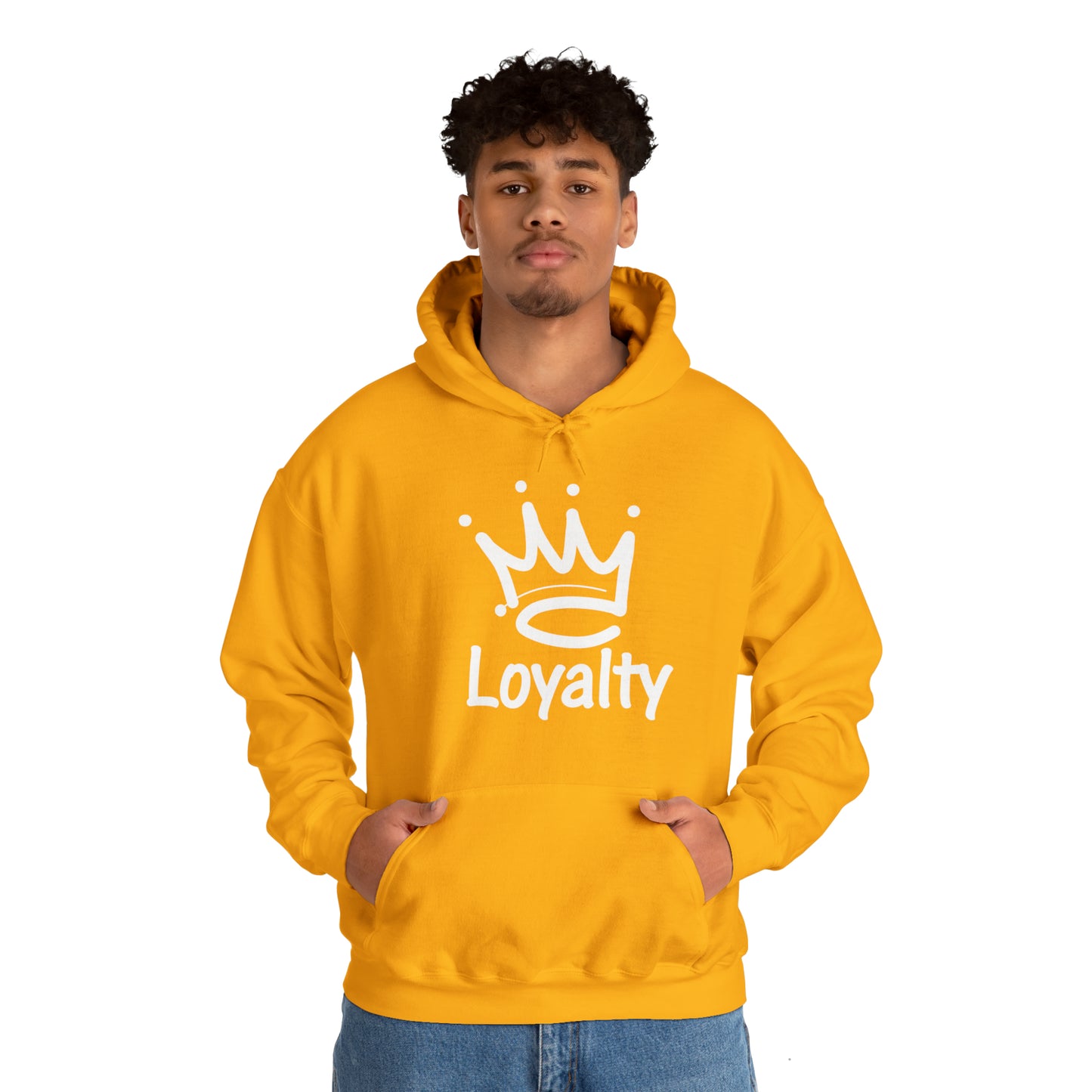 Sudadera con capucha unisex Heavy Blend™ - Corona blanca de lealtad