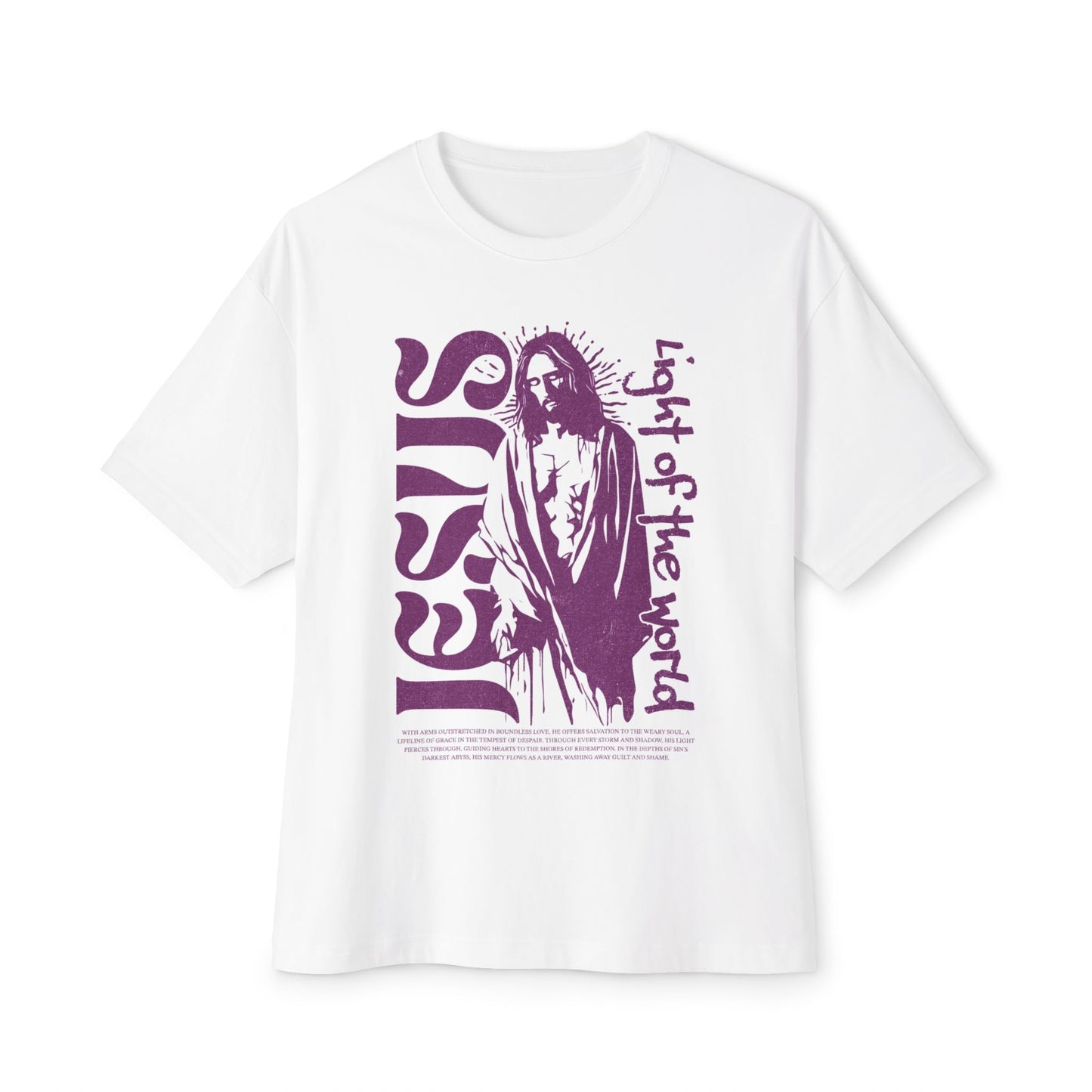 Faith-Inspired Boxy Tee - Casual Christian Apparel, Gift for Believers
