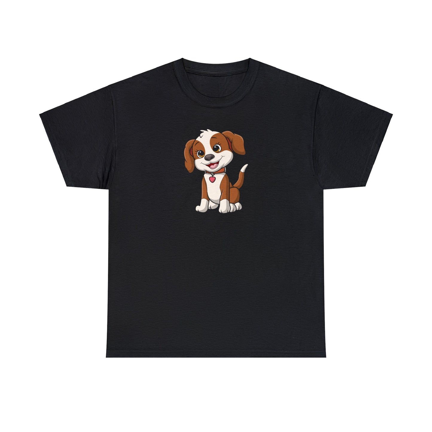 Camiseta unisex de algodón pesado - Cachorro sonriente