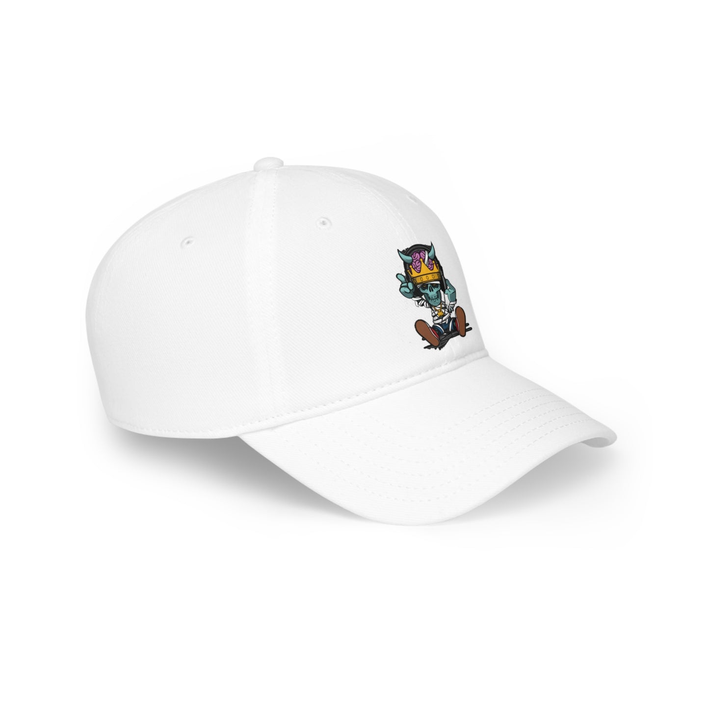 Gorra de béisbol de perfil bajo - Rapero de calavera de cadera
