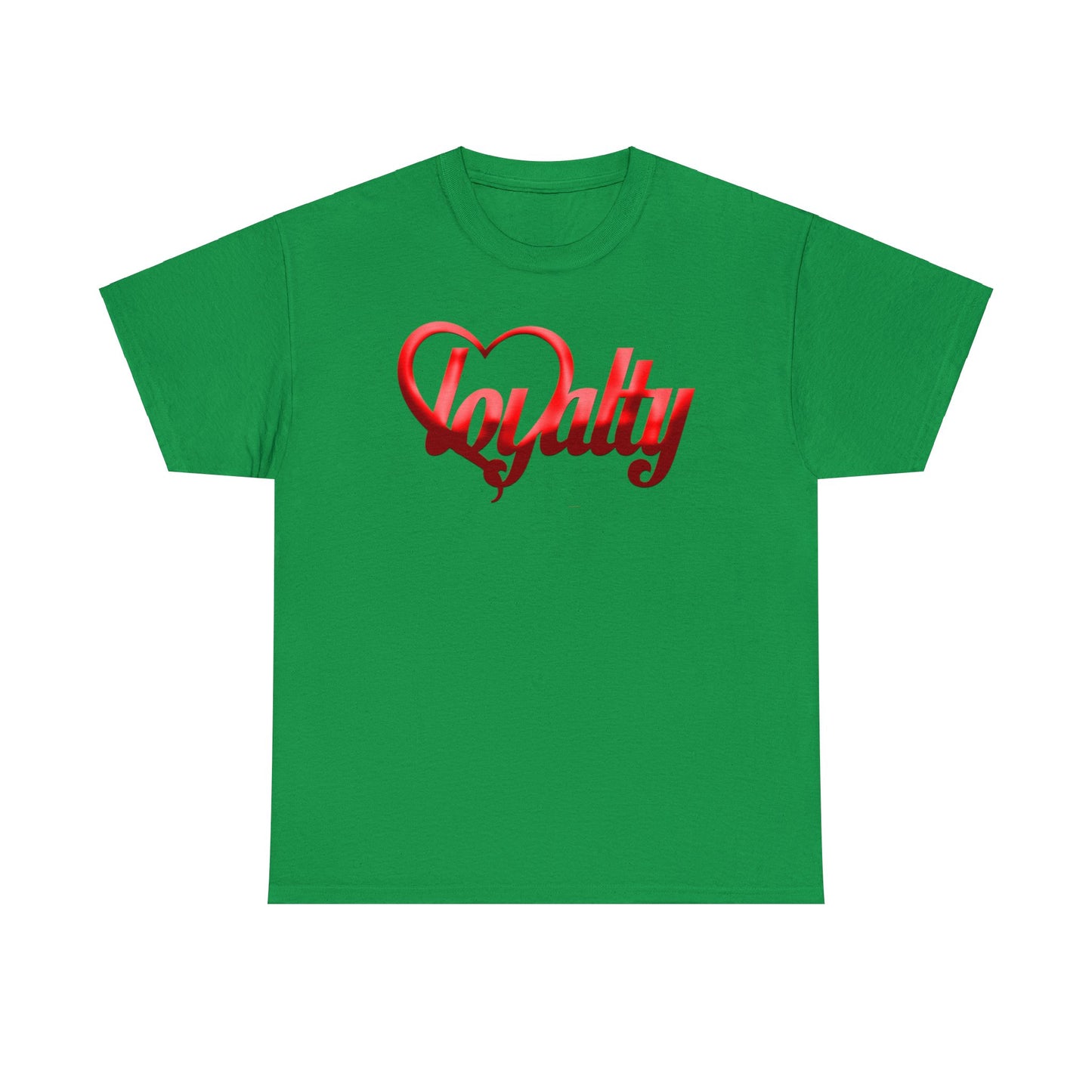 Camiseta unisex de algodón pesado - Corazón rojo de lealtad