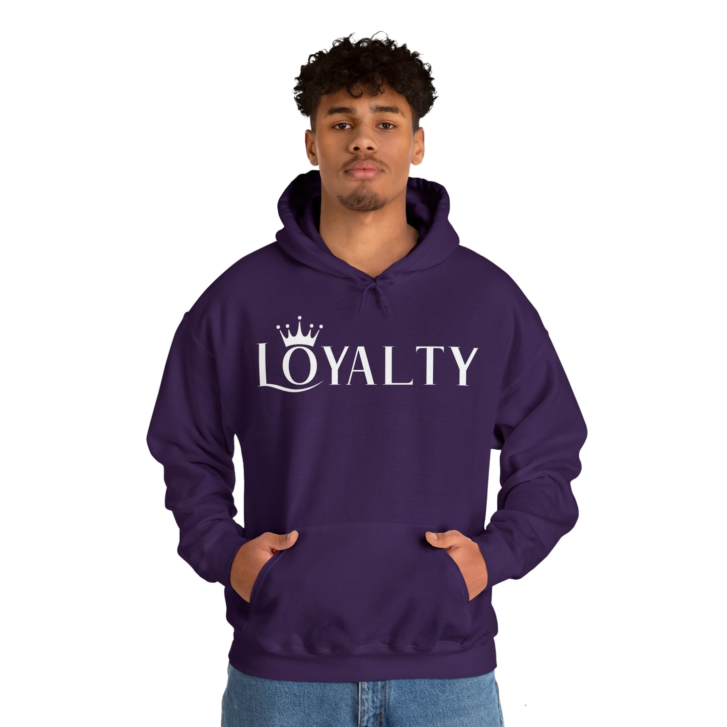Unisex Heavy Blend™ Hooded Sweatshirt - White Loyalty Reigns