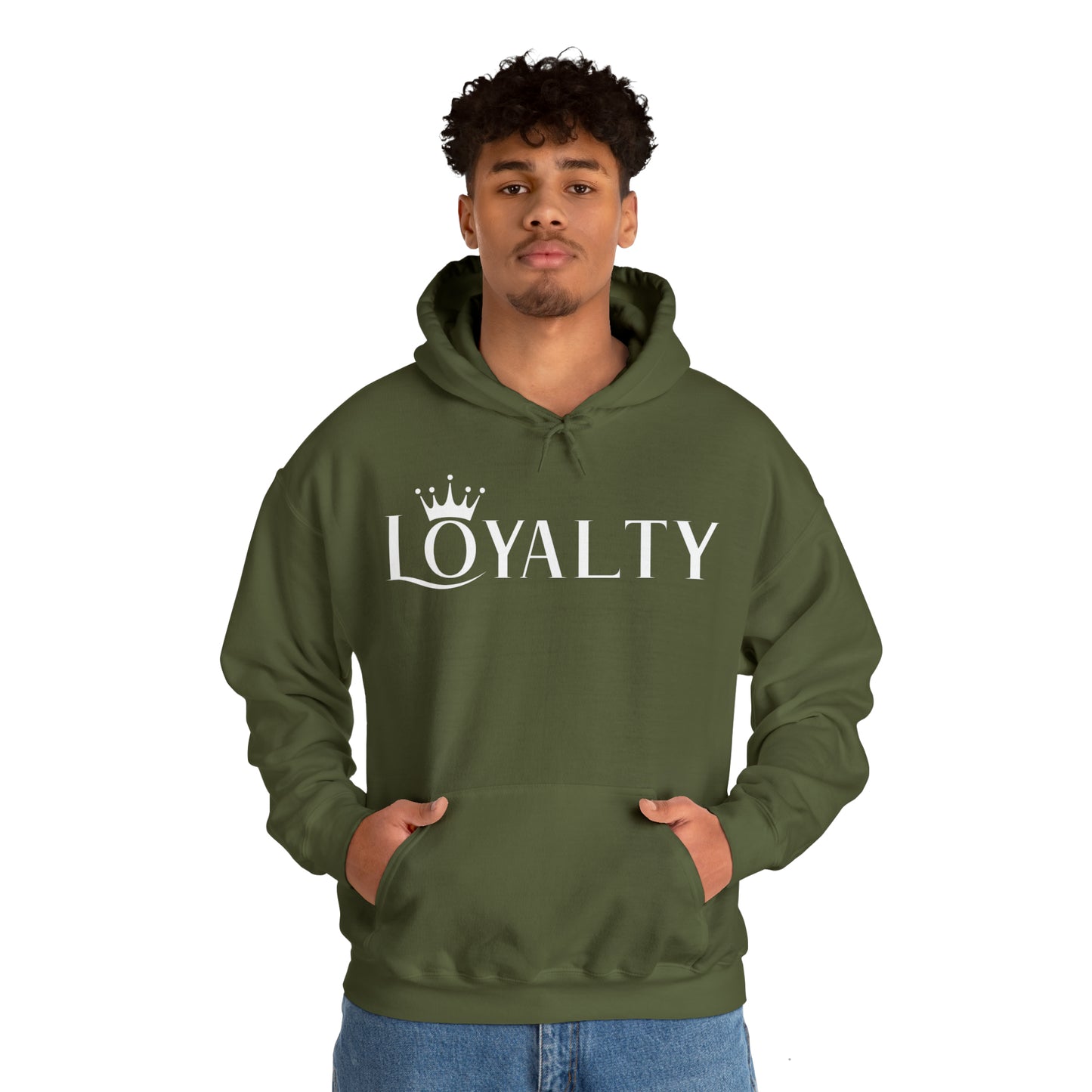 Unisex Heavy Blend™ Hooded Sweatshirt - White Loyalty Reigns