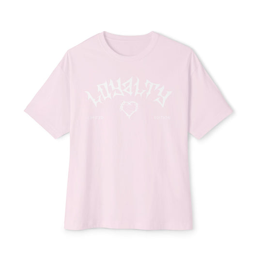 'Loyalty' Unisex Oversized Boxy Tee - Casual Streetwear, Gifts for Friends, Trendy Lifestyle, Relaxed Fit, Everyday Wear