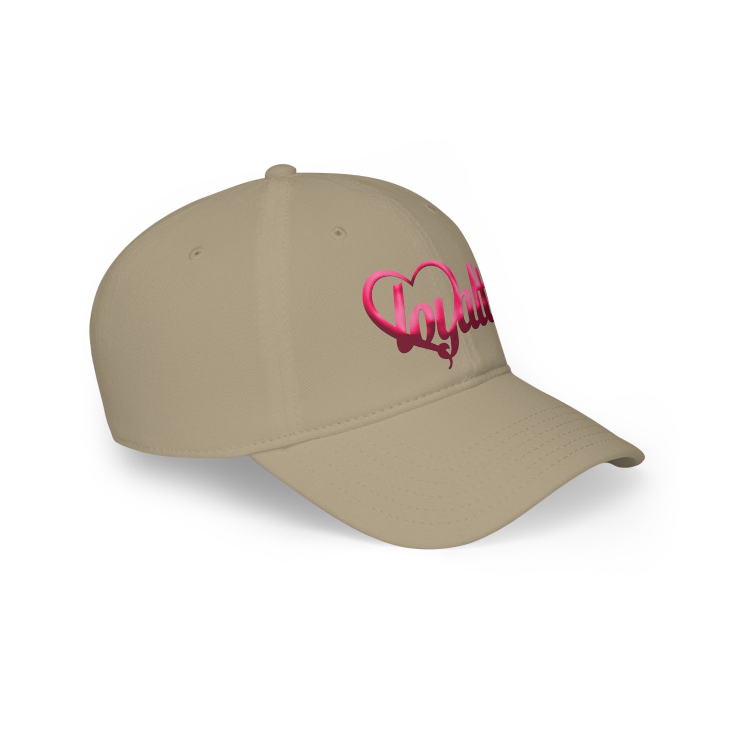Gorra de béisbol de perfil bajo - Pink Heart Of Loyalty