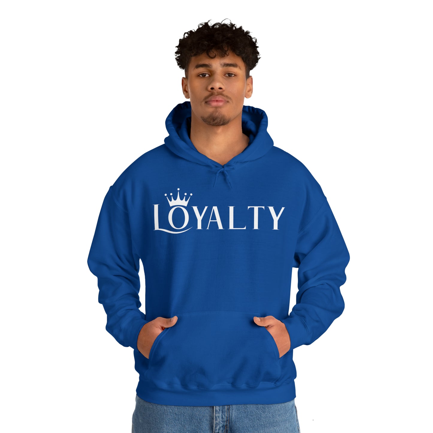 Unisex Heavy Blend™ Hooded Sweatshirt - White Loyalty Reigns