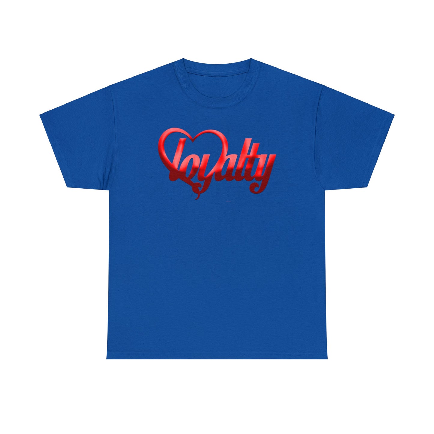 Camiseta unisex de algodón pesado - Corazón rojo de lealtad
