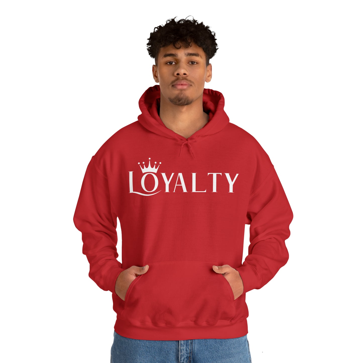 Unisex Heavy Blend™ Hooded Sweatshirt - White Loyalty Reigns