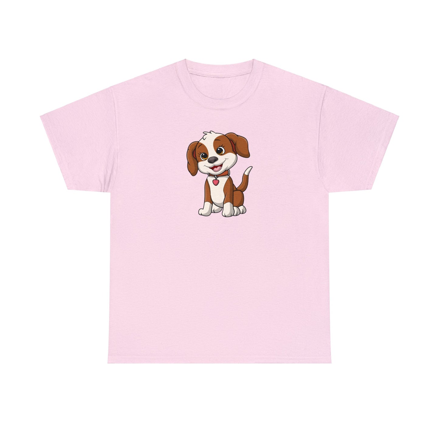 Camiseta unisex de algodón pesado - Cachorro sonriente