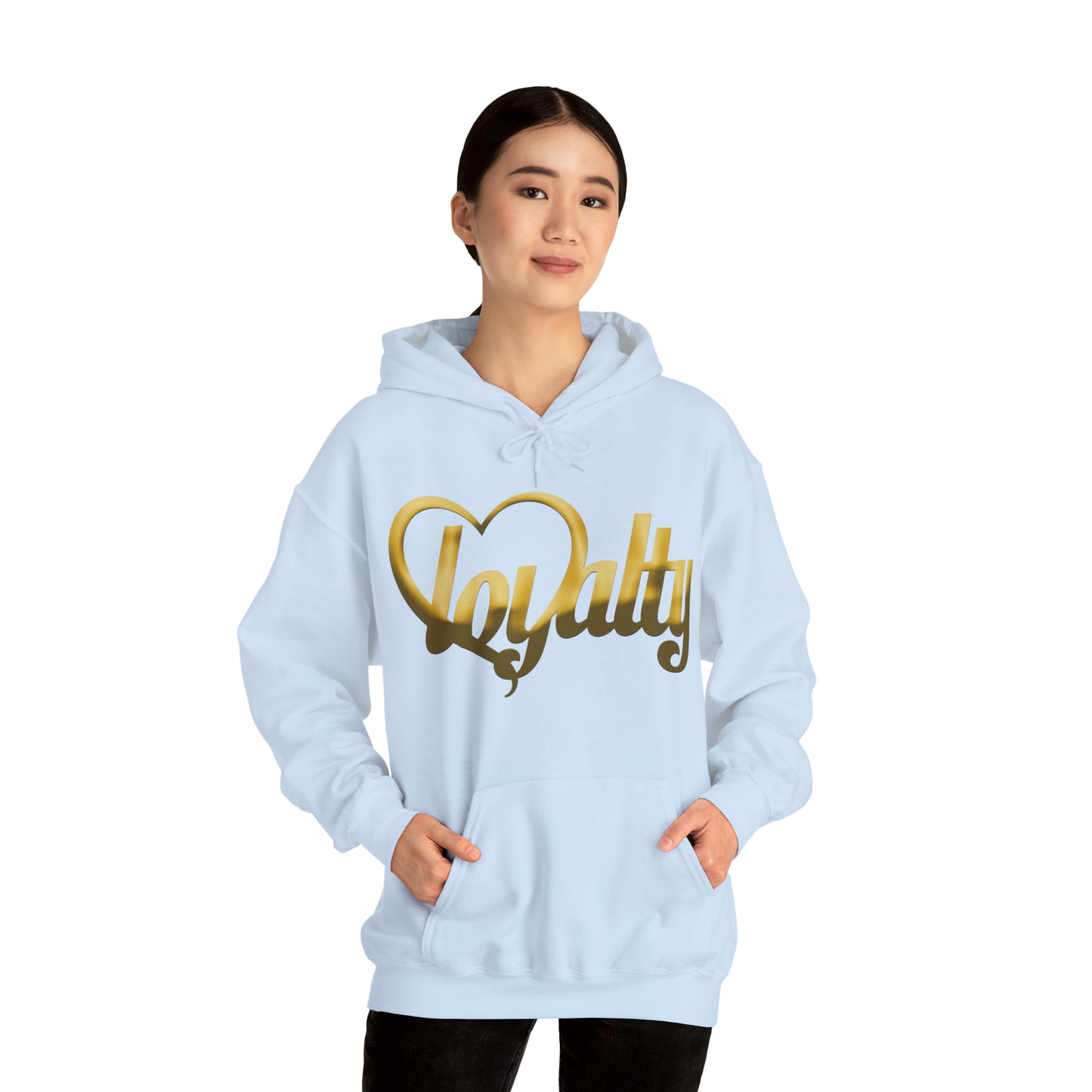 Sudadera con capucha unisex Heavy Blend™ - Corazón dorado de lealtad