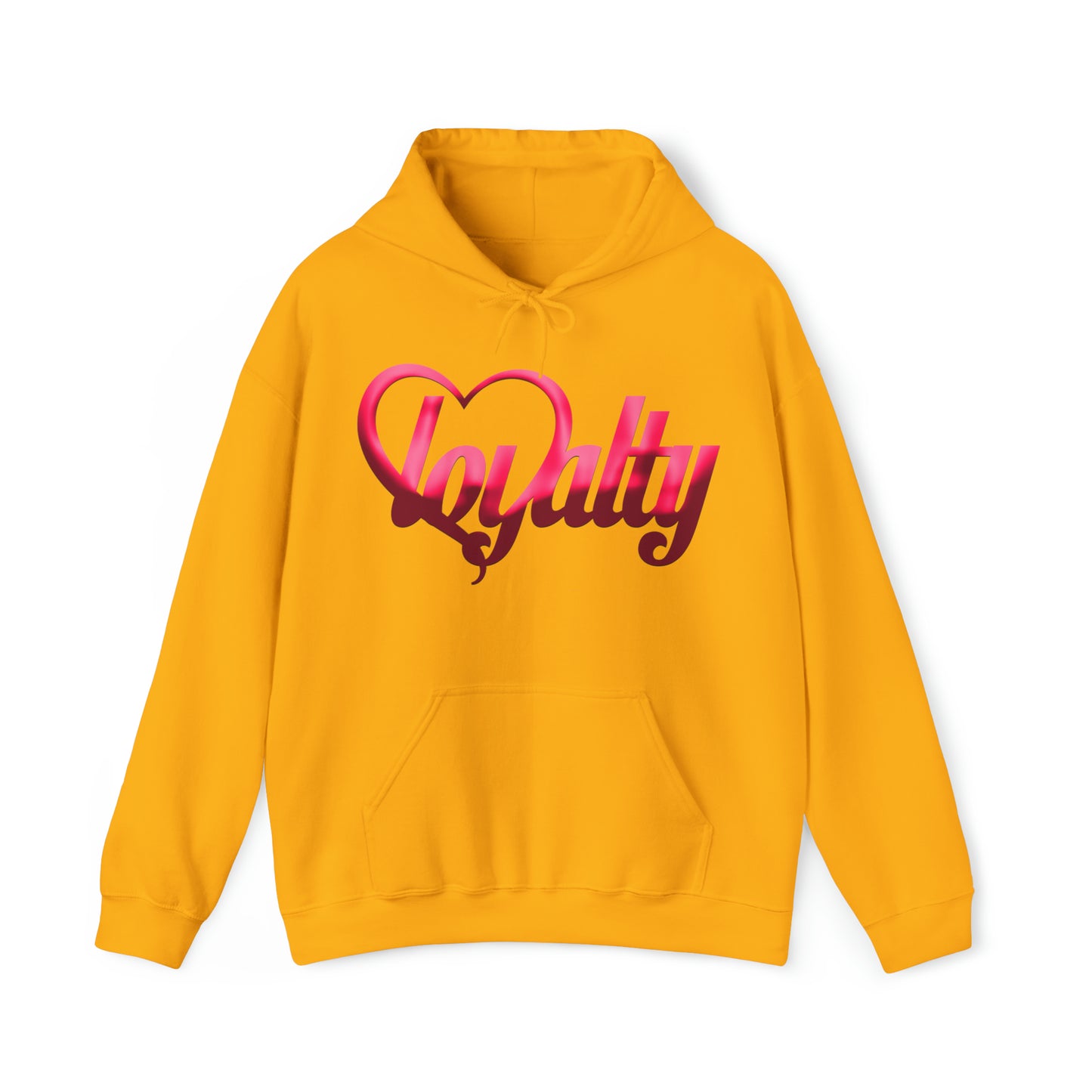 Unisex Heavy Blend™ Hooded Sweatshirt - Pink Heart Of Loyalty