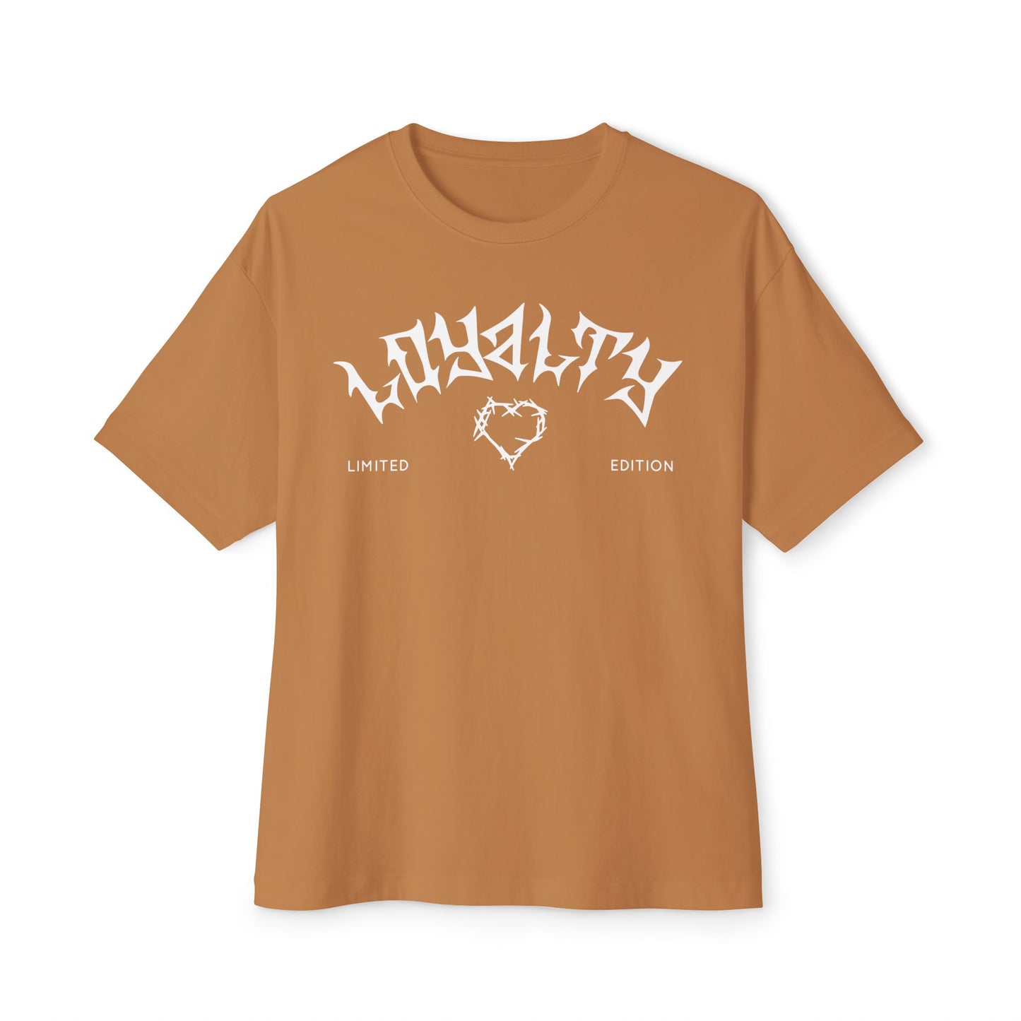 'Loyalty' Unisex Oversized Boxy Tee - Casual Streetwear, Gifts for Friends, Trendy Lifestyle, Relaxed Fit, Everyday Wear