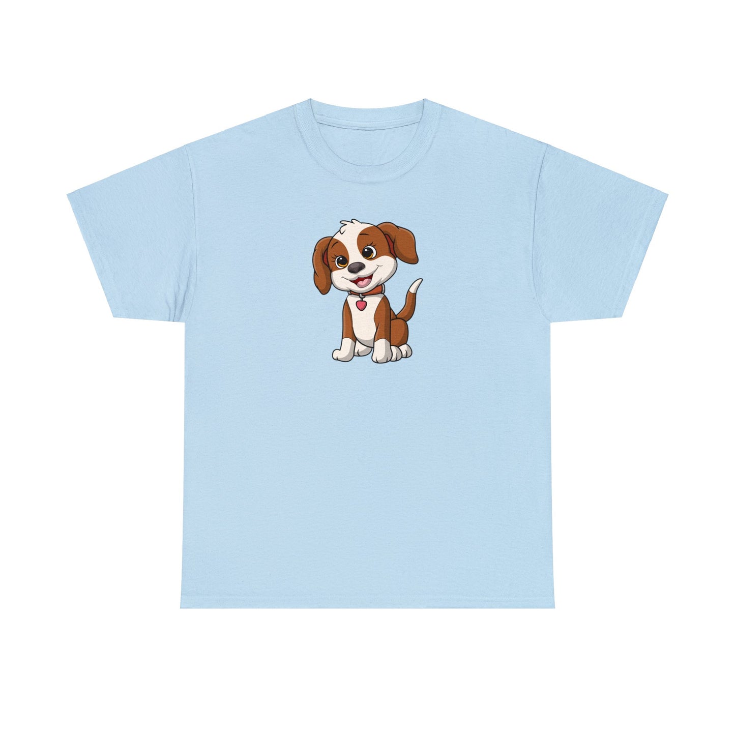 Camiseta unisex de algodón pesado - Cachorro sonriente
