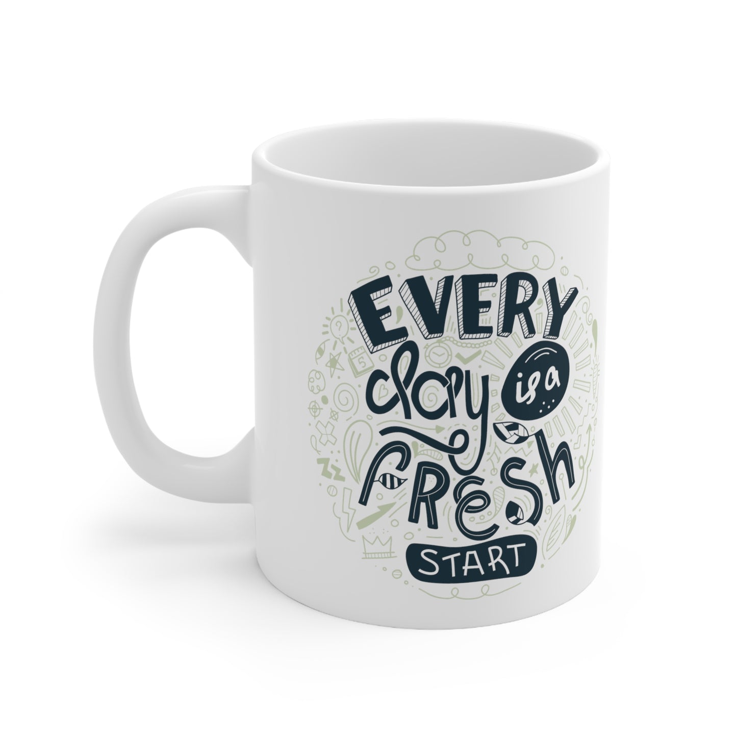 Taza de cerámica 11oz - Cada día es un día fresco