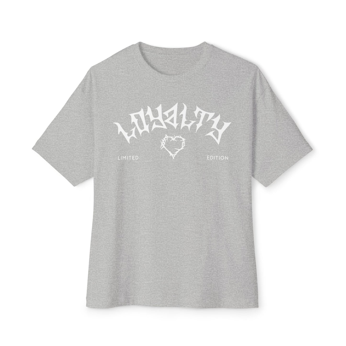 'Loyalty' Unisex Oversized Boxy Tee - Casual Streetwear, Gifts for Friends, Trendy Lifestyle, Relaxed Fit, Everyday Wear