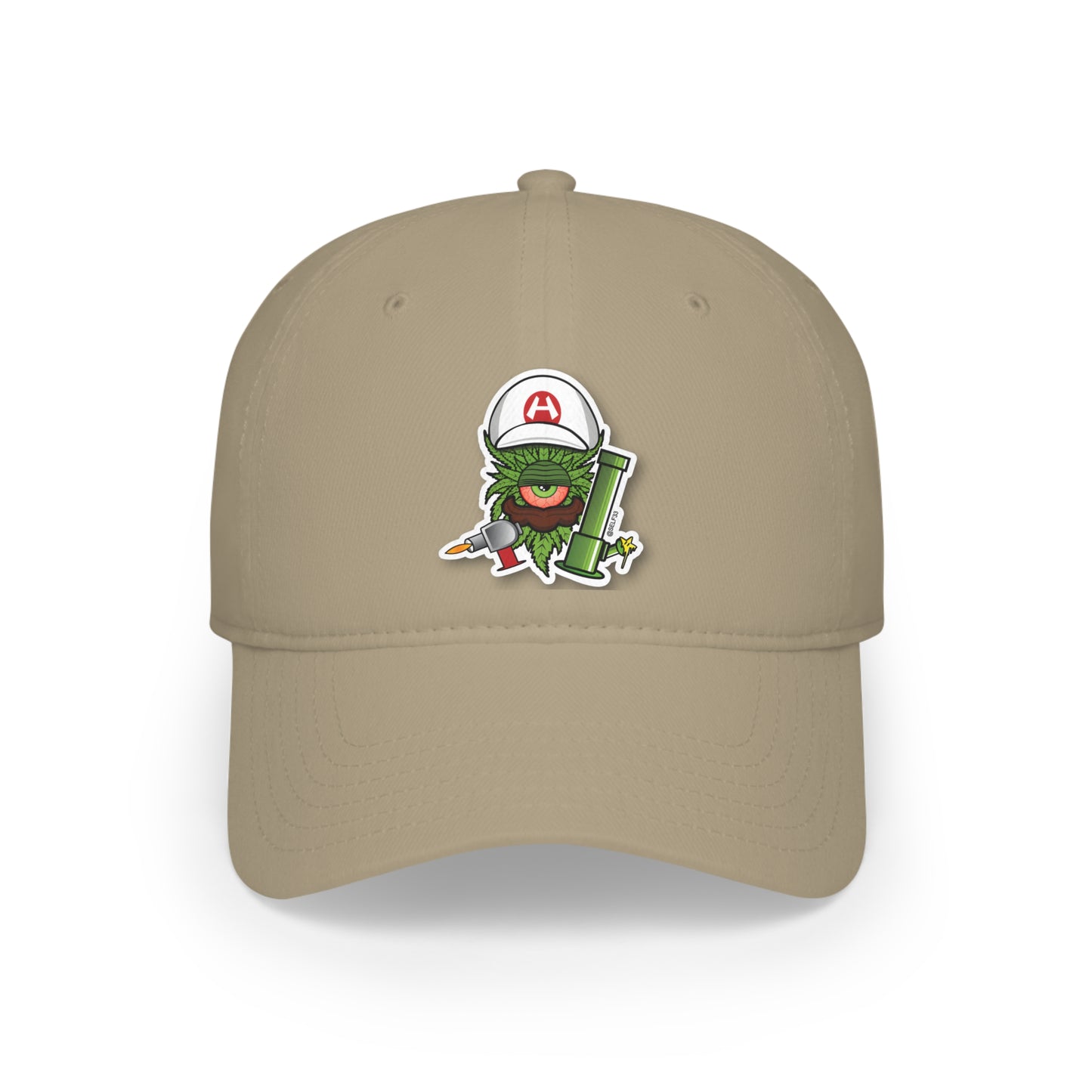 Gorra de béisbol de perfil bajo - Fire Mario Dab Clops