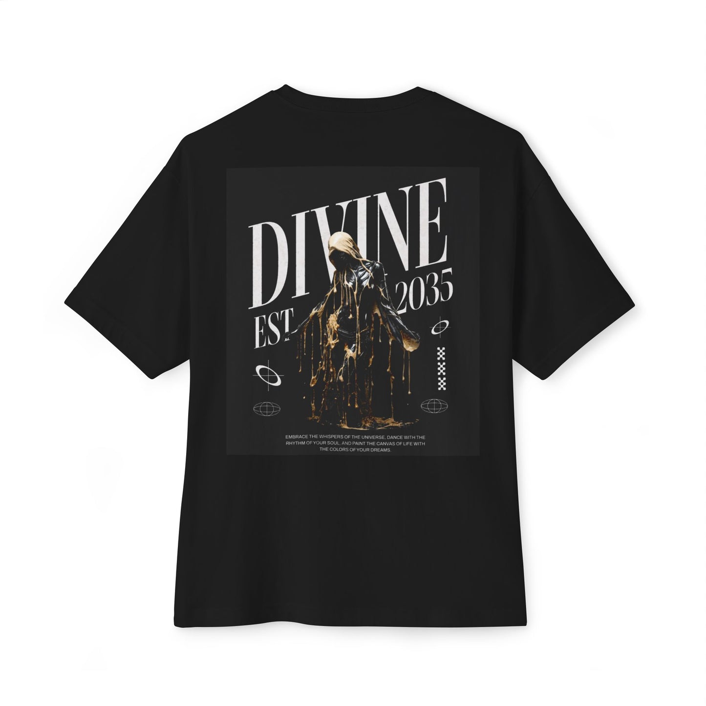 Divine Oversized Tee - Unisex Boxy Shirt, Streetwear Fashion, Casual Graphic Tee, Gift for Him/Her, Trendy Summer Top, Urban Style