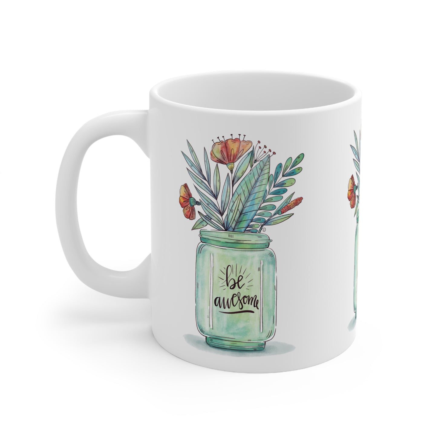 Taza de Cerámica 11oz - Be Awesome