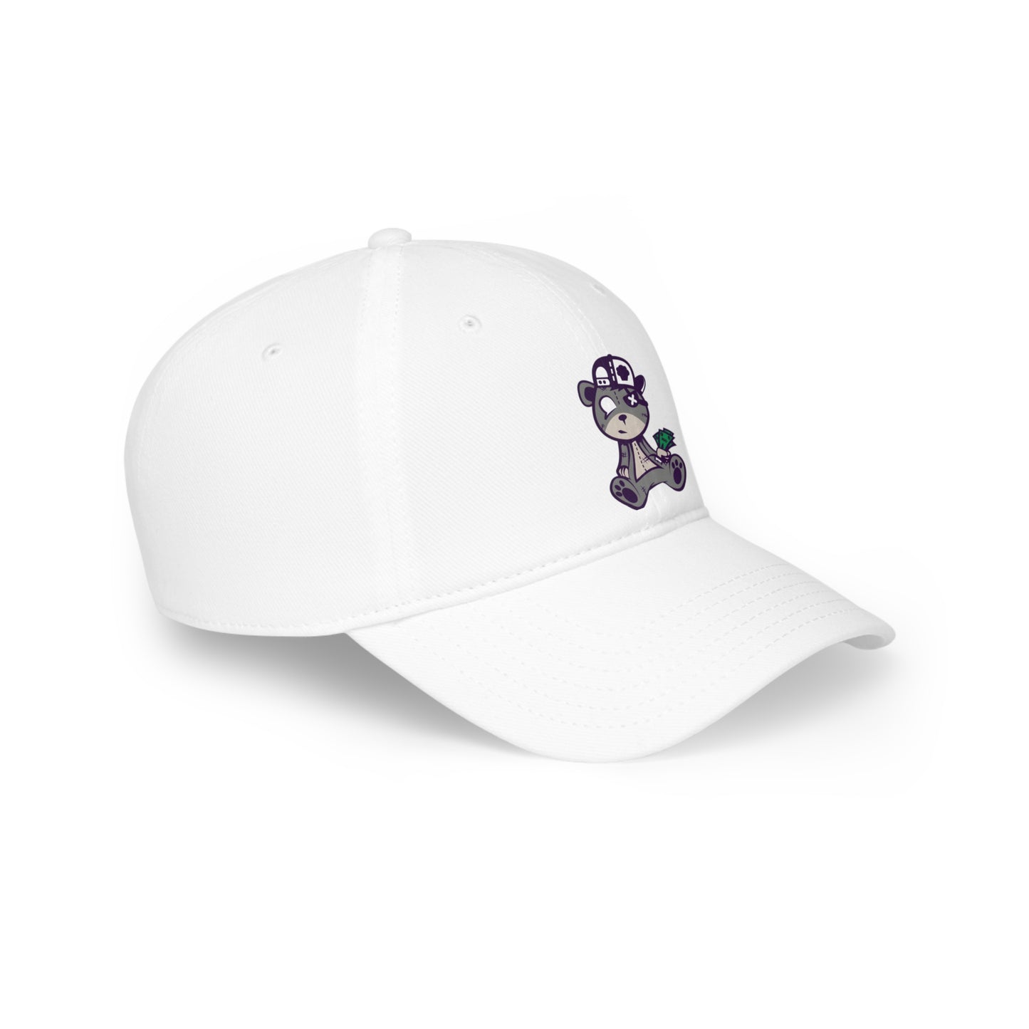 Gorra de béisbol de perfil bajo - Oso con dinero