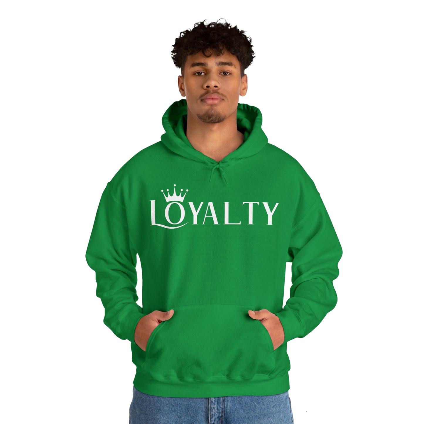Unisex Heavy Blend™ Hooded Sweatshirt - White Loyalty Reigns