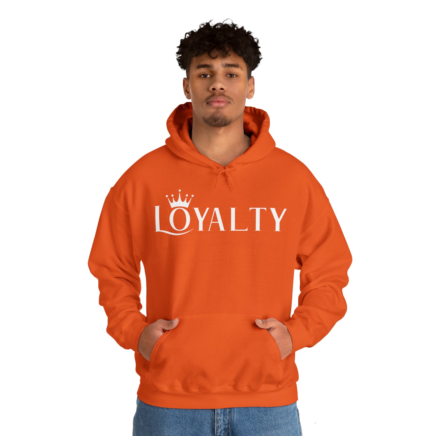 Unisex Heavy Blend™ Hooded Sweatshirt - White Loyalty Reigns