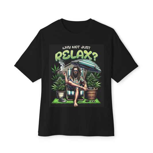 Chill Vibes Unisex Oversized Tee - Relaxation T-Shirt, Casual Summer Top