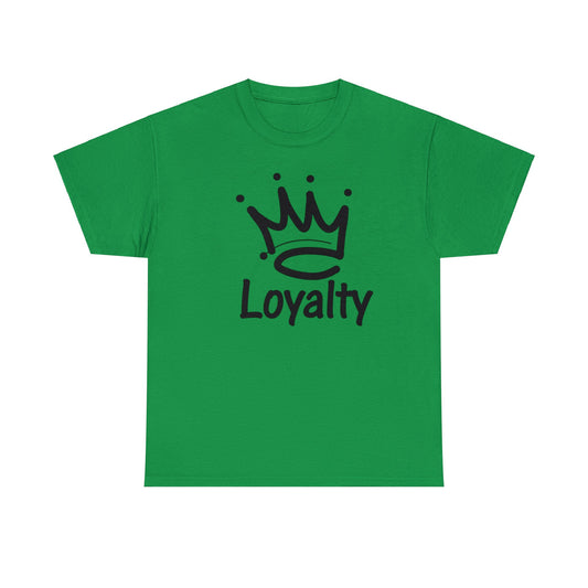 Camiseta unisex de algodón pesado - Corona negra de lealtad
