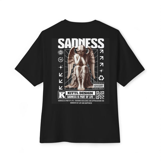 Sadness Angel Graphic Tee - Oversized Boxy Shirt, Unisex T-Shirt, Casual Streetwear, Gift for Music Lovers