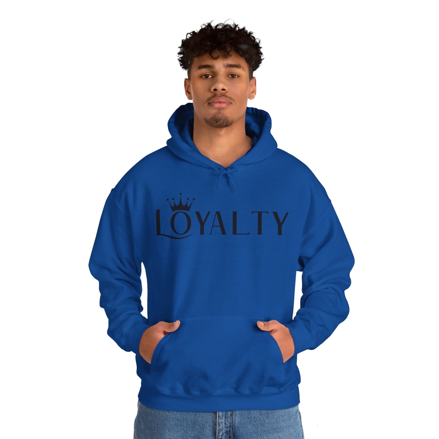 Sudadera con capucha unisex Heavy Blend™ - Negro Loyalty Reigns