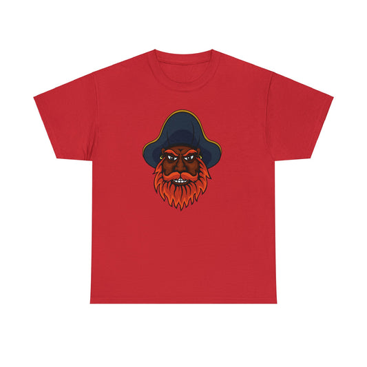 Camiseta unisex de algodón pesado - Capitán barbudo rojo