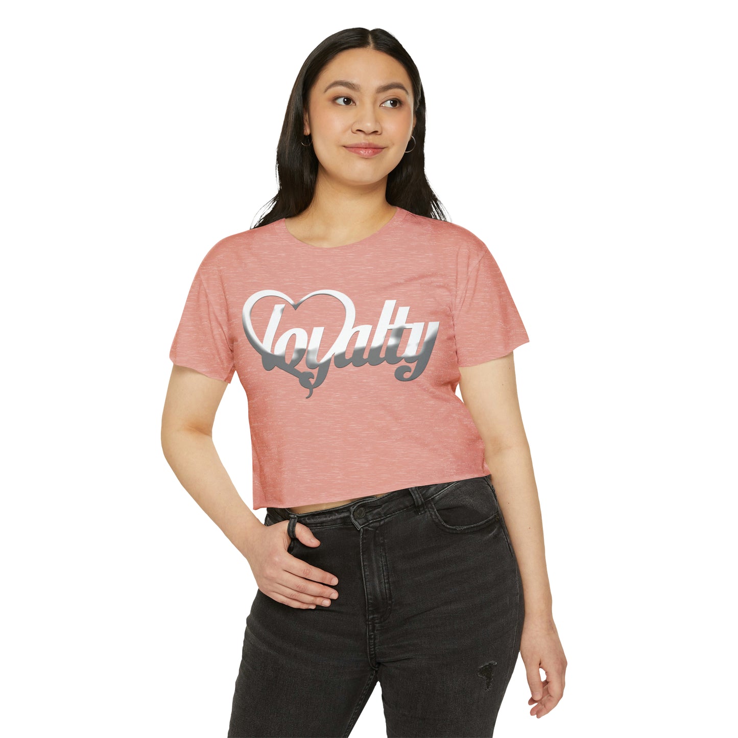 Crop top de festival para mujer - White Heart Of Loyalty