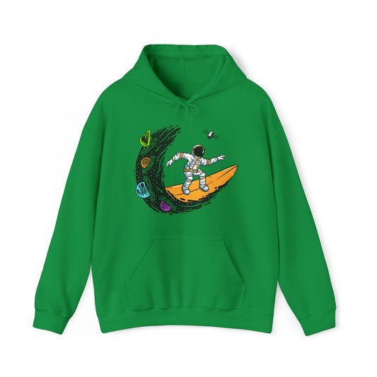 Sudadera con capucha unisex Heavy Blend™ - Astronautas navegando por el universo