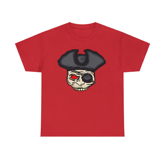 Camiseta unisex de algodón pesado - Pirata aterrador de Halloween