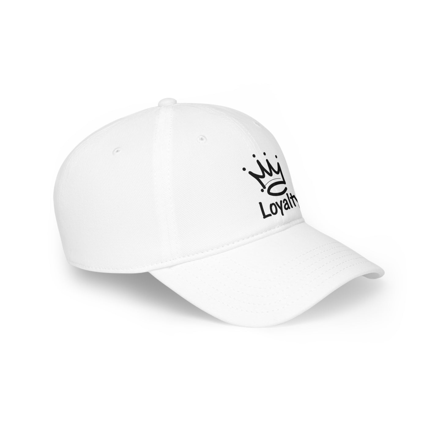 Gorra de béisbol de perfil bajo - Corona de lealtad negra
