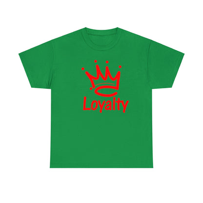 Camiseta unisex de algodón pesado - Corona Roja de Lealtad