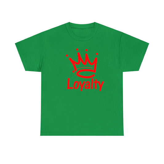 Camiseta unisex de algodón pesado - Corona Roja de Lealtad