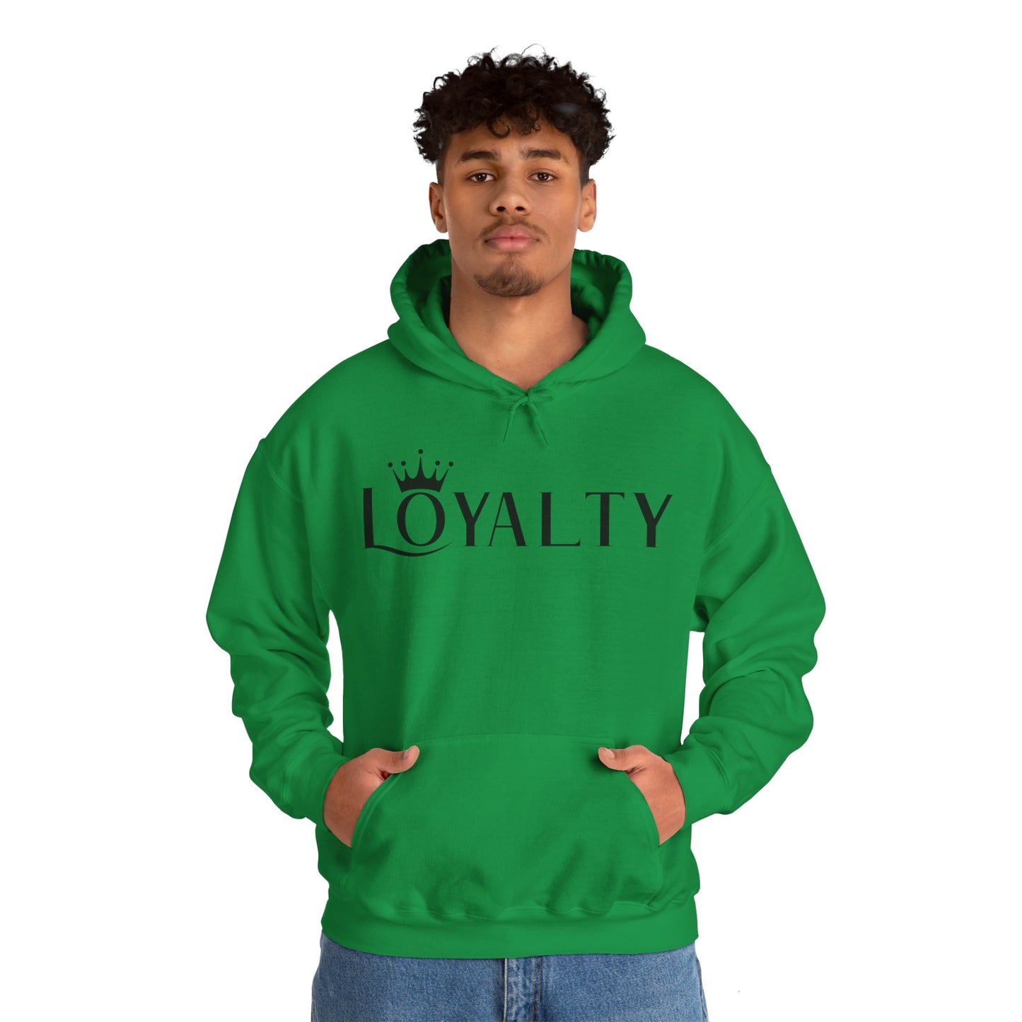 Sudadera con capucha unisex Heavy Blend™ - Negro Loyalty Reigns