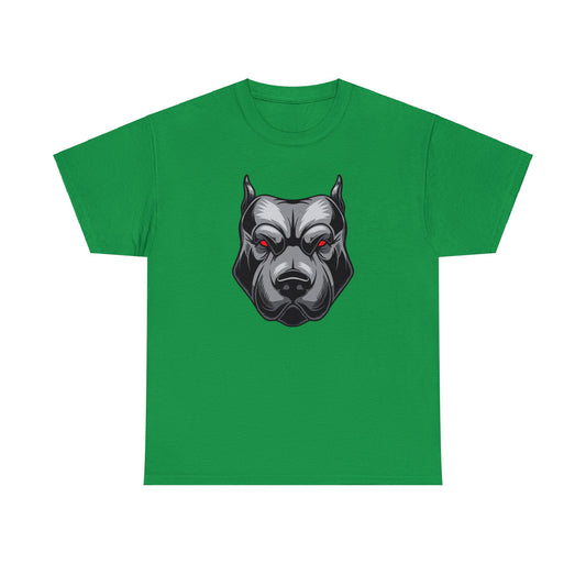 Camiseta unisex de algodón pesado - Angry Pitbull Head