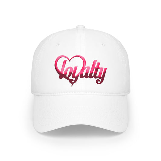 Gorra de béisbol de perfil bajo - Pink Heart Of Loyalty