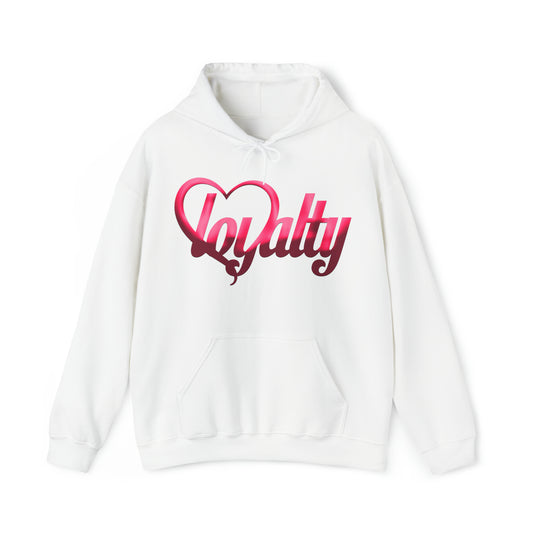 Unisex Heavy Blend™ Hooded Sweatshirt - Pink Heart Of Loyalty