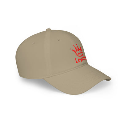 Gorra de béisbol de perfil bajo - Corona de lealtad roja